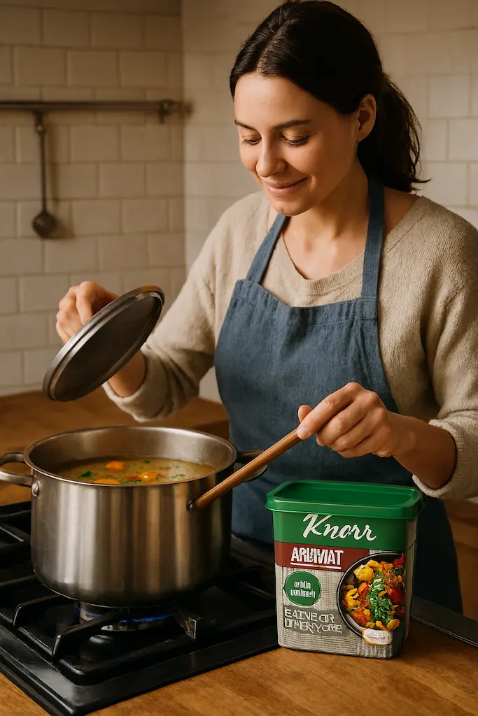 ادویه Aromat کنور Knorr سبز عمده 6 بسته 1 کیلوگرمی