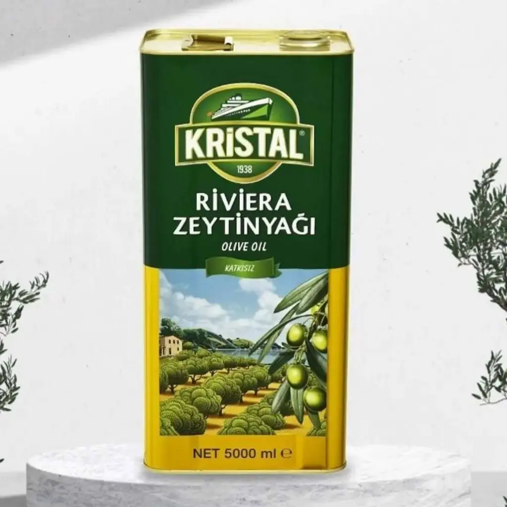روغن زیتون کریستال KRiSTAL عمده 4 عدد 5 لیتری