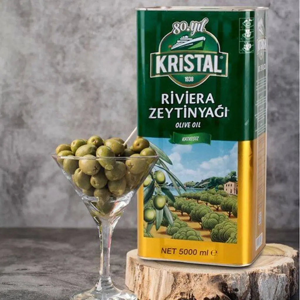 روغن زیتون کریستال KRiSTAL عمده 4 عدد 5 لیتری