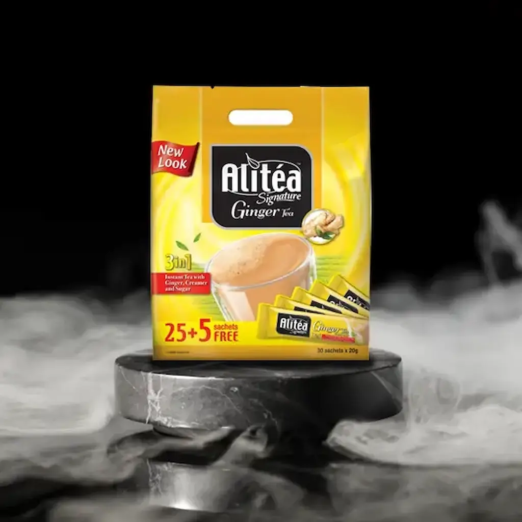 شیر چای علی تی Alitea زنجبیلی عمده 20 بسته 30 عددی⭐