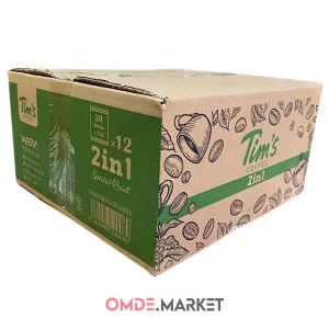 کافی میکس تیمز Tim's رژیمی 2در1 عمده 12 بسته 20 عددی