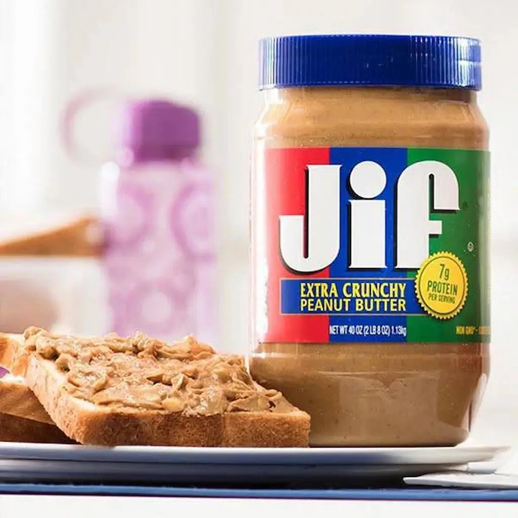 کره بادام زمینی jif جیف آبی کرانچی عمده 12 عددی 2 کره بادام زمینی jif جیف آبی کرانچی عمده 12 عددی