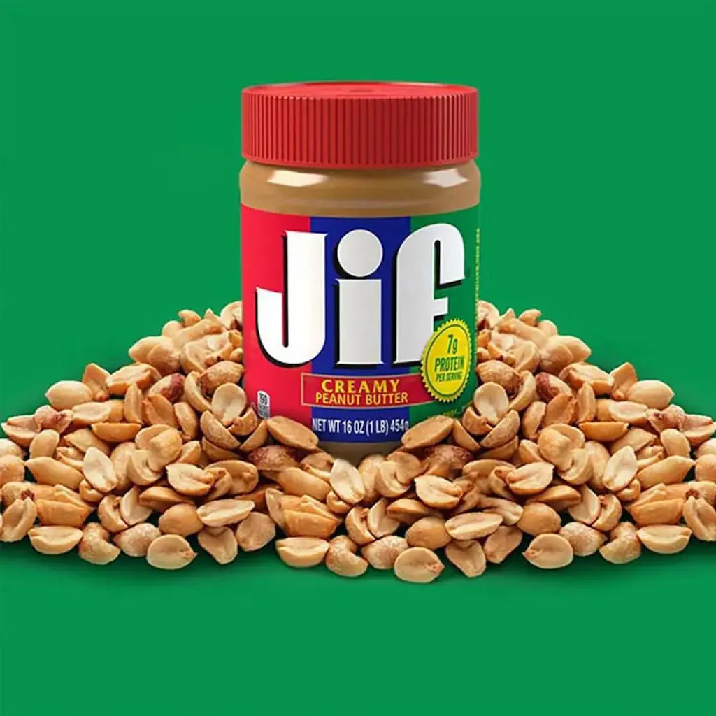 کره بادام زمینی jif جیف قرمز عمده 12 عددی