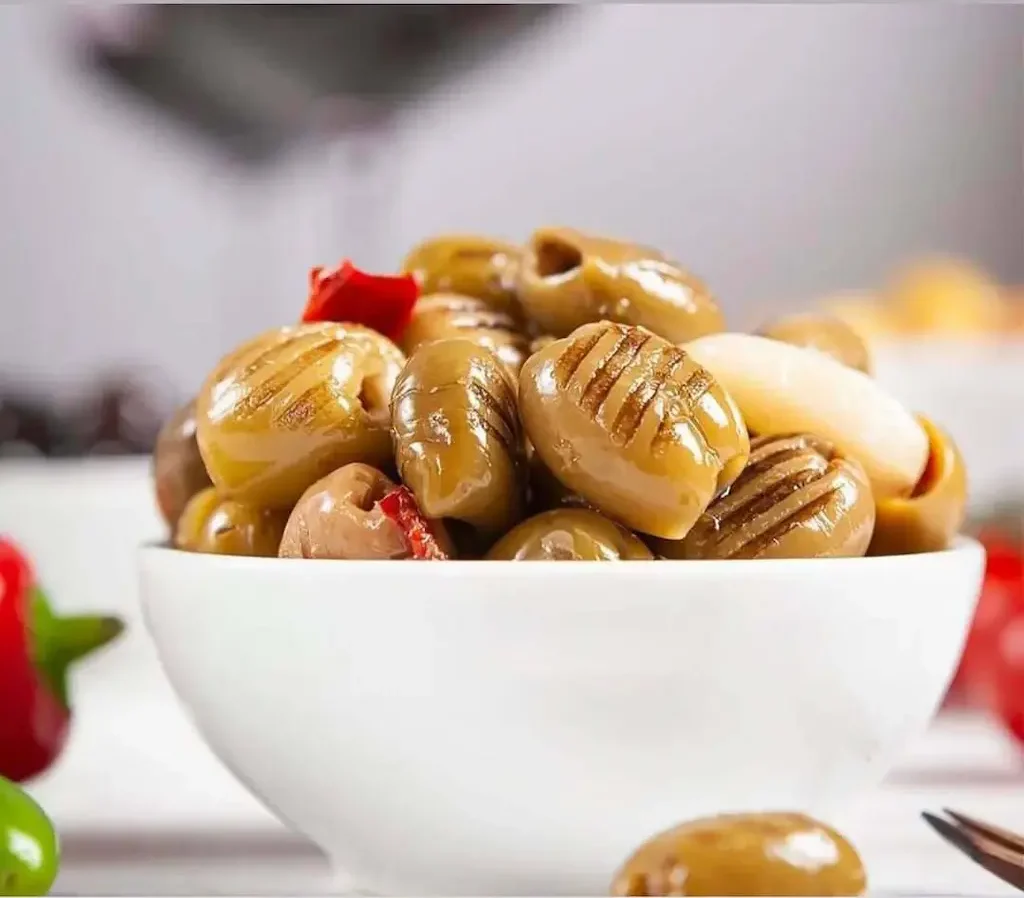 زیتون کبابی Loras لوراس شیشه ای عمده ۶ عدد ۸۵۰ گرمی