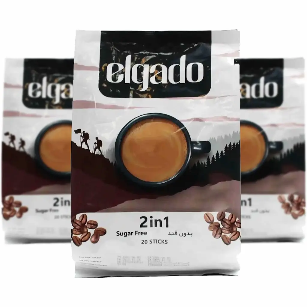 کافی میکس الگادو 2در1 رژیمی عمده 12 بسته 20 عددی