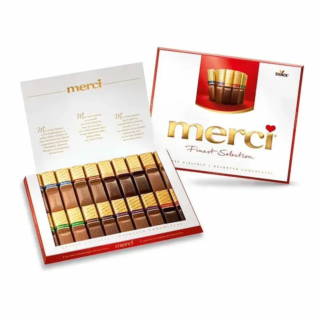 شکلات کادویی مرسی ۴۰۰ گرمی 2 شکلات کادویی مرسی ۴۰۰ گرمی