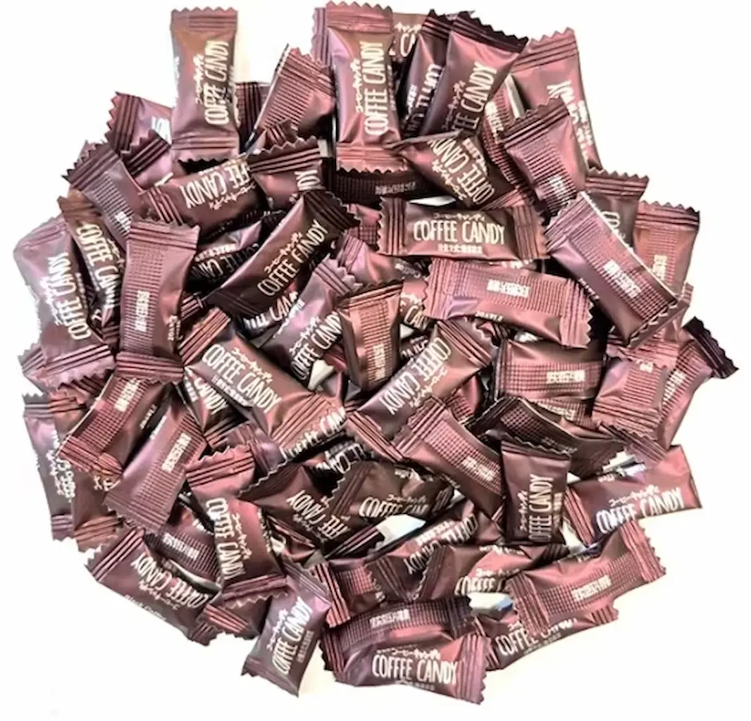 قرص قهوه coffe candy کافی کندی فندقی عمده ۱۲ بسته ۱ کیلویی