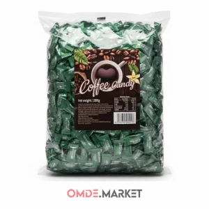 قرص قهوه coffe candy کافی کندی نارگیلی عمده ۱۲ بسته ۱ کیلویی