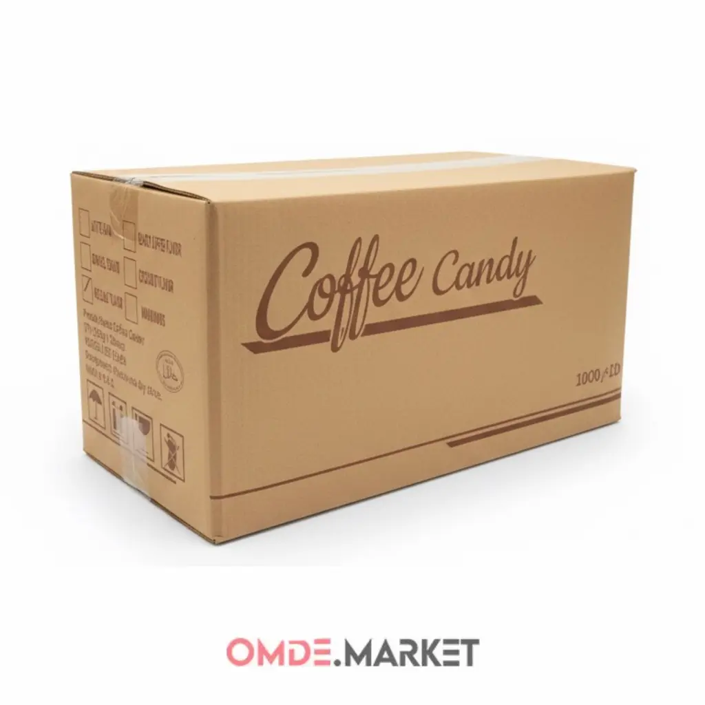 قرص قهوه coffe candy کافی کندی نارگیلی عمده ۱۲ بسته ۱ کیلویی