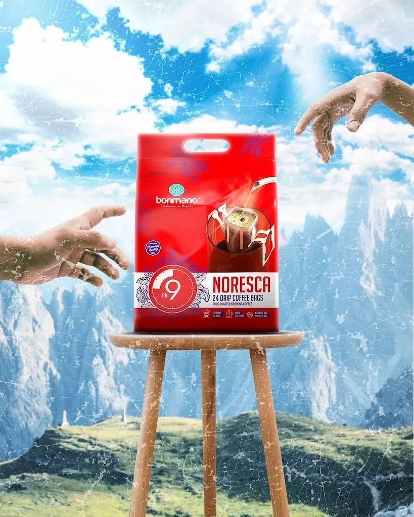 قهوه دمی بن مانو نورسکا ۹ صبح عمده ۶ بسته ۲۴ عددی