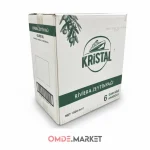 روغن زیتون کریستال شیشه ۶ عدد ۱ لیتری