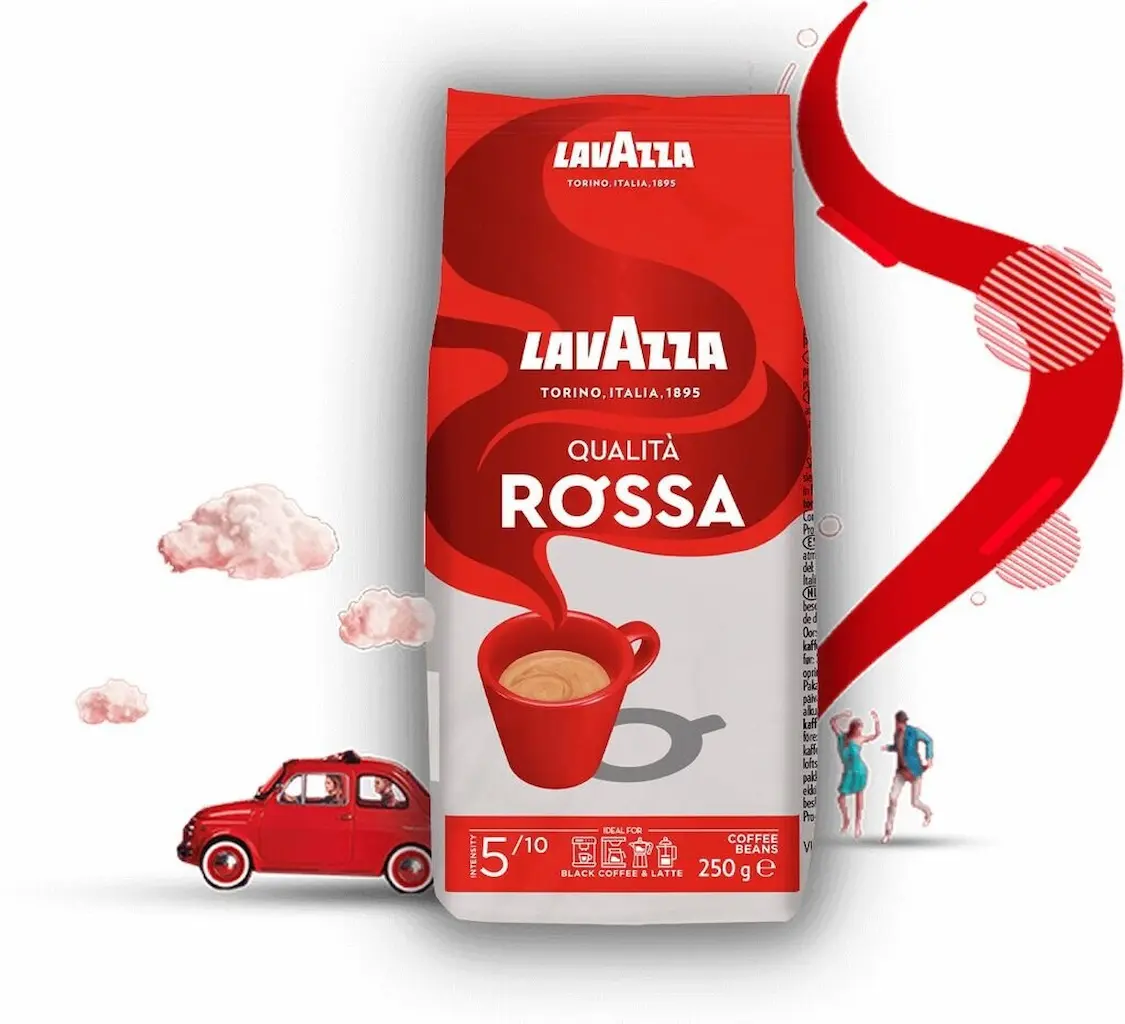 قهوه اسپرسو لاوازا روسا ۲۵۰ گرمی 2 قهوه اسپرسو لاوازا روسا ۲۵۰ گرمی
