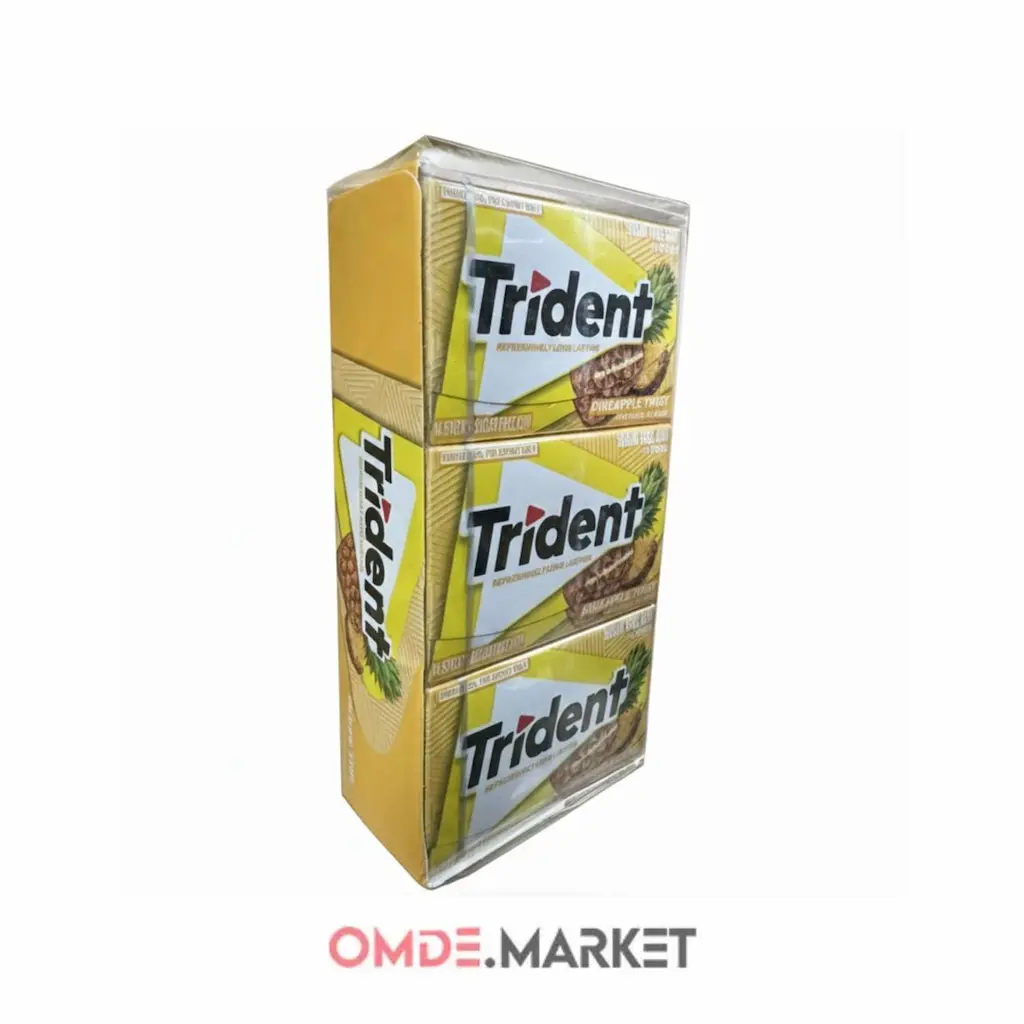 آدامس تریدنت طعم آناناس ۱۲ عددی