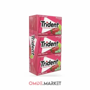 آدامس تریدنت طعم توت فرنگی لیمو ۱۲ عددی