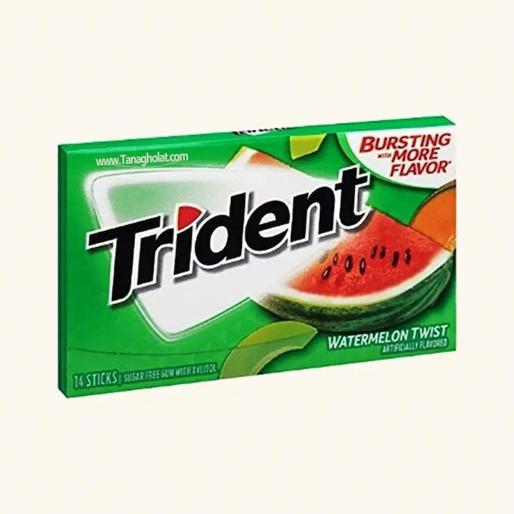 آدامس تریدنت طعم هندوانه ۱۲ عددی