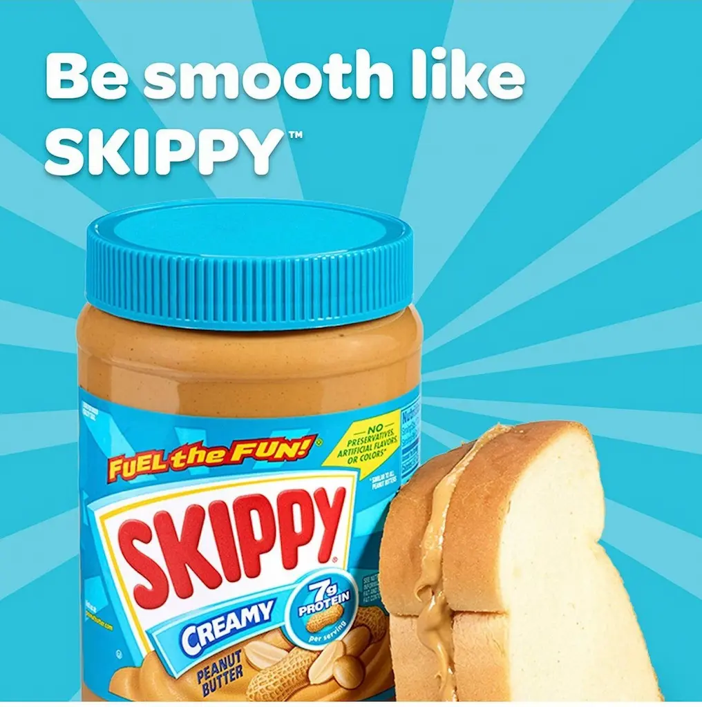 کره بادام زمینی اسکیپی با چربی کمتر ۴۶۲ گرم