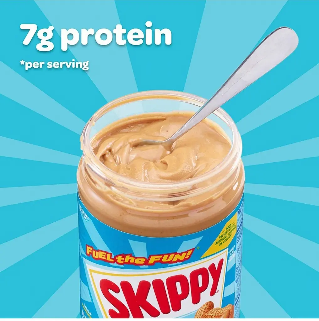 کره بادام زمینی اسکیپی با چربی کمتر ۴۶۲ گرم