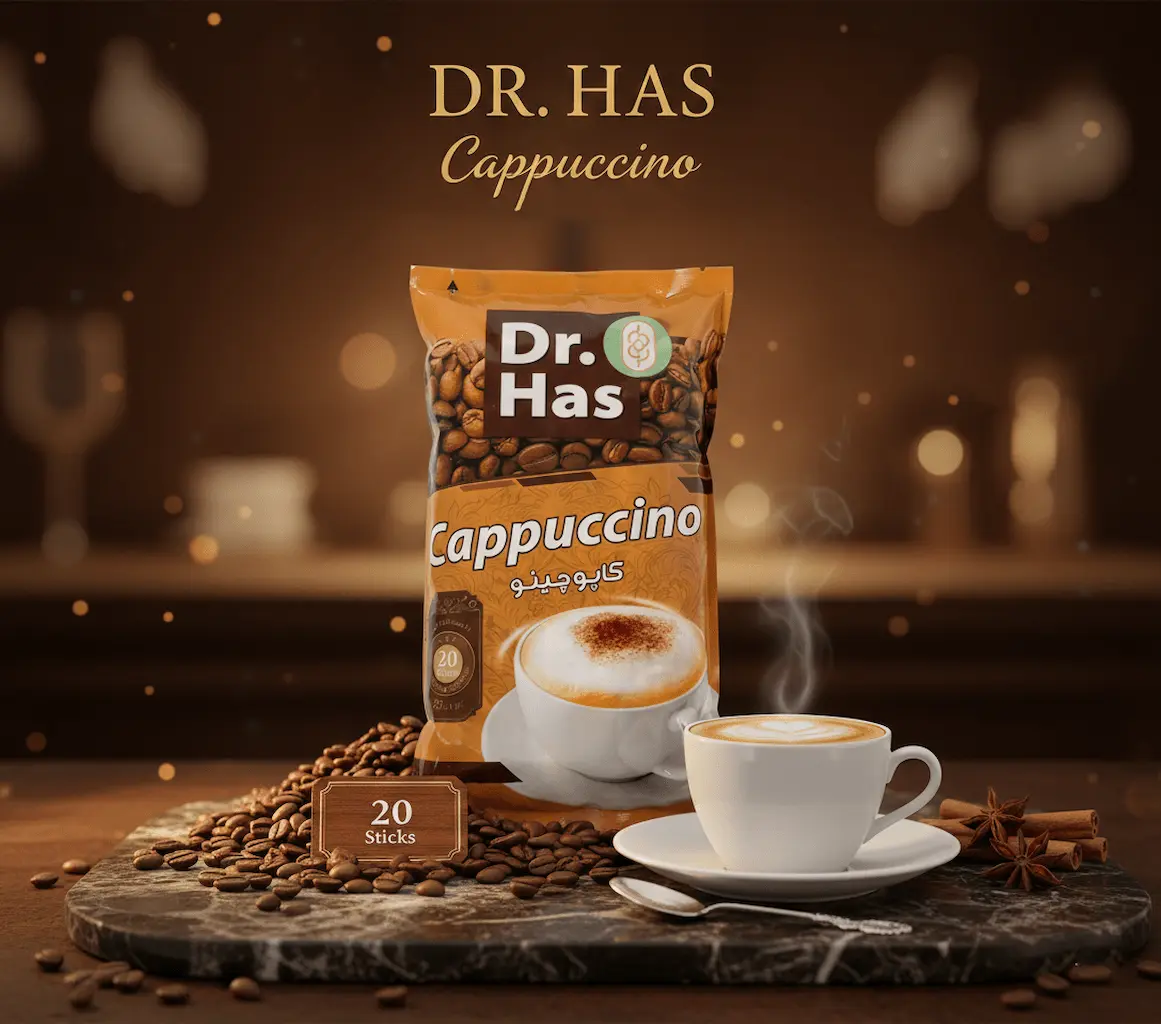 کاپوچینو دکتر هاس عمده ۱۸ بسته ۲۰ عددی