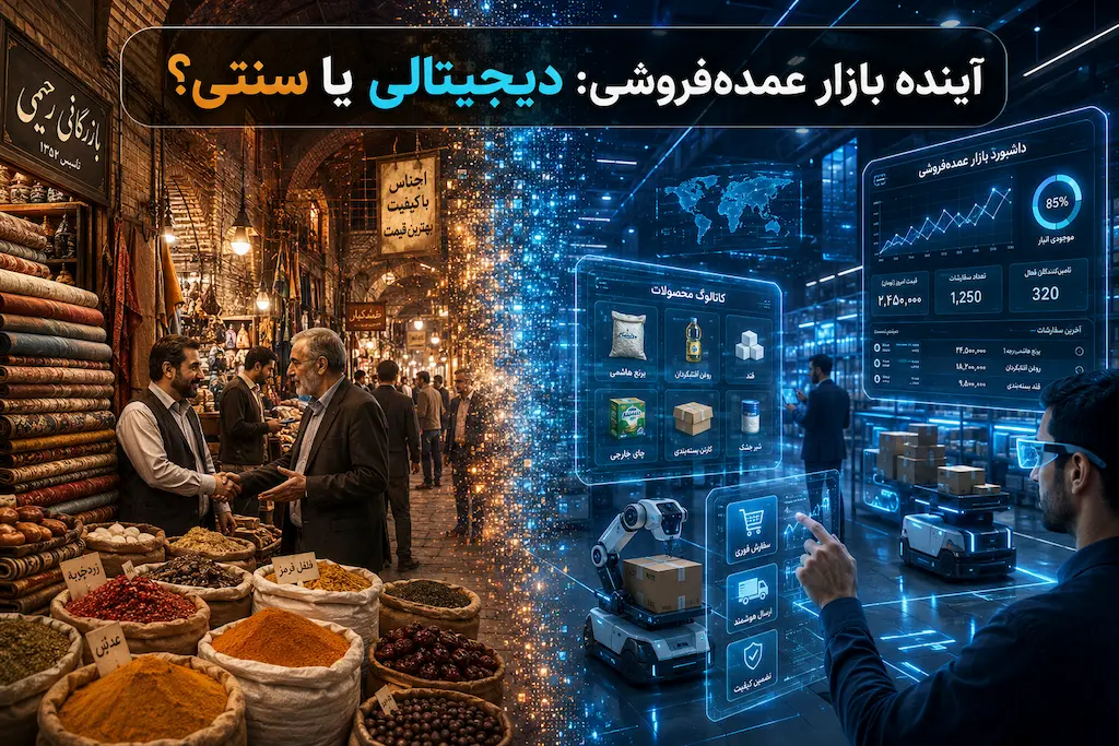 آینده بازار عمده‌فروشی دیجیتالی یا سنتی؟