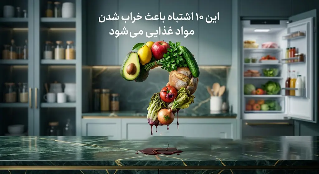 این ۱۰ اشتباه باعث خراب شدن مواد غذایی می‌شود