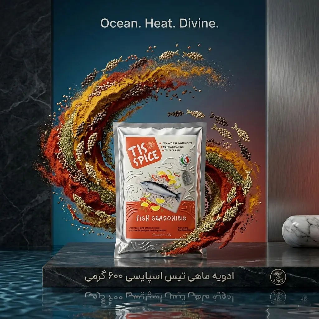 ادویه ماهی تیس اسپایسی ۶۰۰ گرمی 2 ادویه ماهی تیس اسپایسی ۶۰۰ گرمی