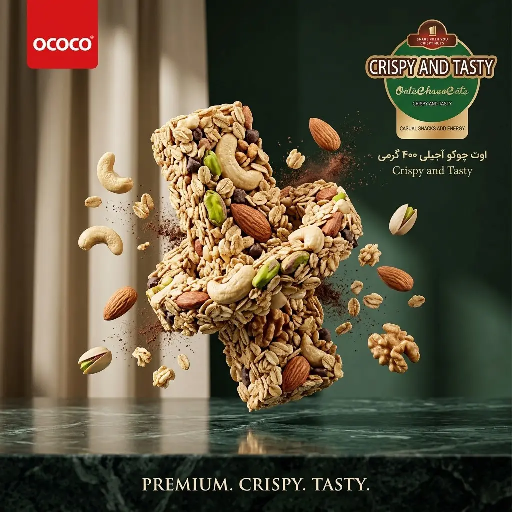 اوت چوکو Crispy And Tasty آجیلی ۴۰۰ گرمی 2 اوت چوکو Crispy And Tasty آجیلی ۴۰۰ گرمی