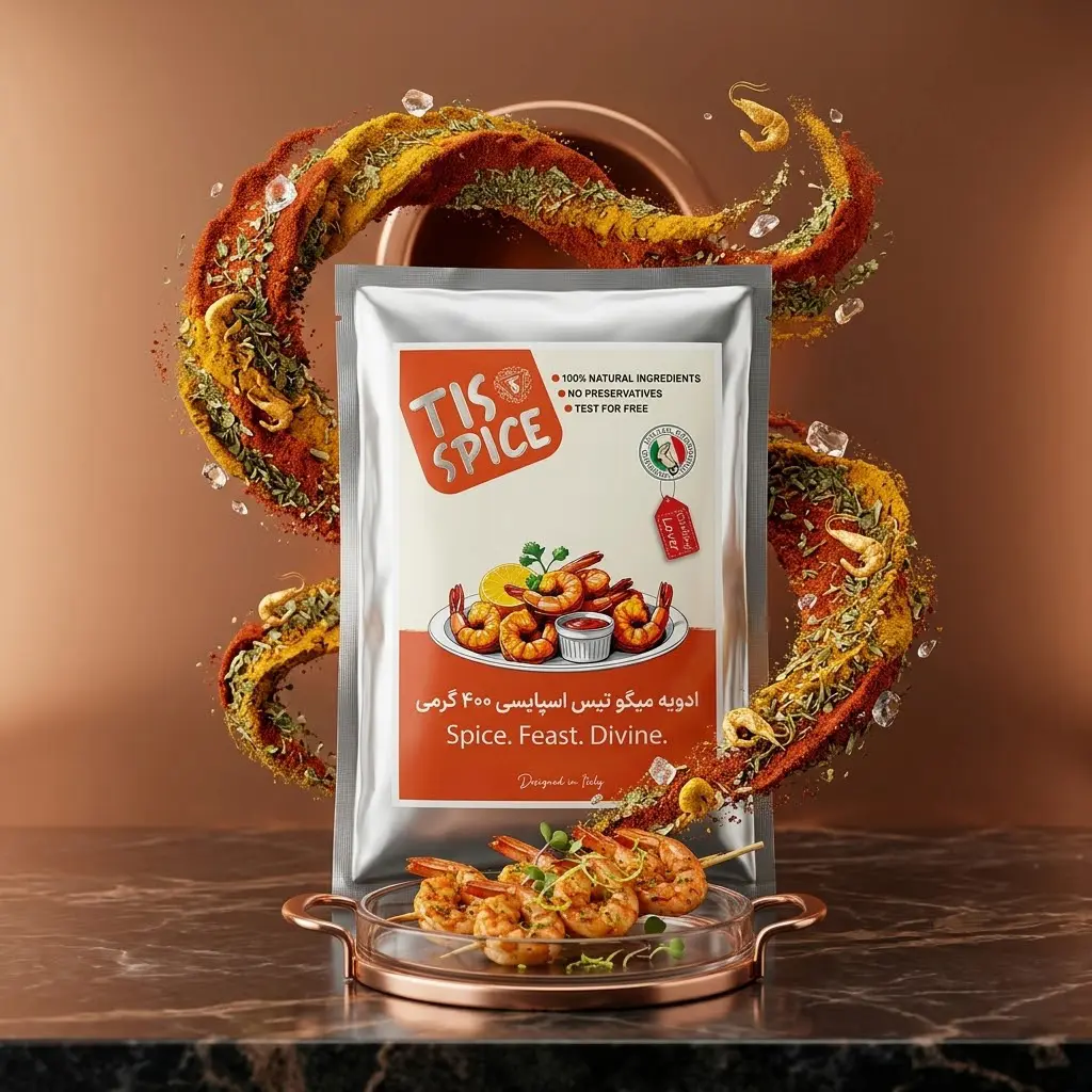 ادویه میگو تیس اسپایسی ۴۰۰ گرمی 2 ادویه میگو تیس اسپایسی ۴۰۰ گرمی